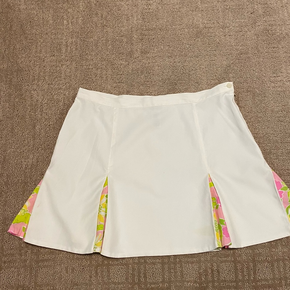 {Lilly Pulitzer} Lobb Mini Floral Tennis Skirt ~ Size 6 - Picture 2 of 16